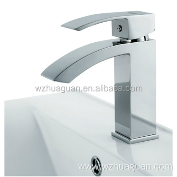 new design luxury suqare brass basin faucet